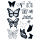 Stempel Clear, Schmetterlinge 1, transparent, 14 - teilig