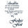 Stempel Clear, Frohes Fest 1, transparent, 2 - teilig