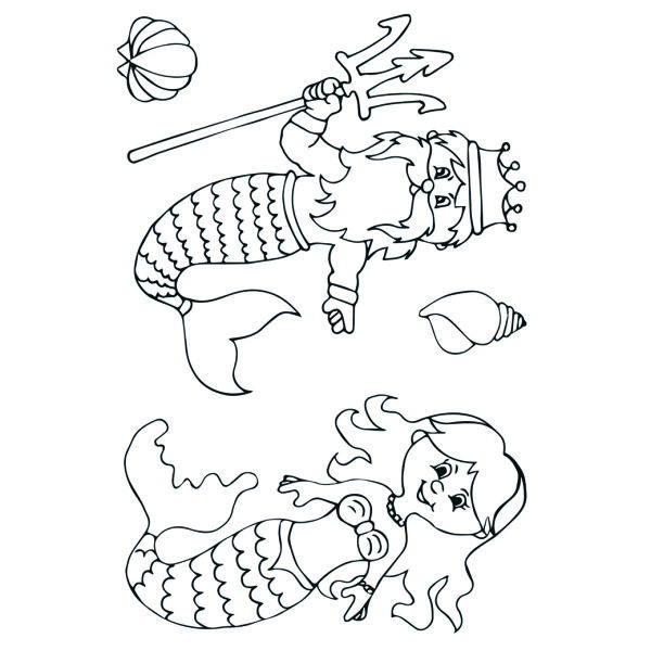 Stempel Clear, Maritim 1, transparent, 4 - teilig