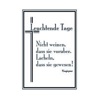 Stempel Clear, Leuchtende Tage, transparent, 1- teilig