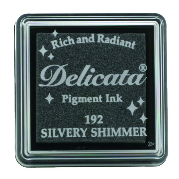 Stempelkissen, Delicata Small, Silvery Shimmer