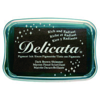 Stempelkissen, Delicata, Dark Brown Shimmer
