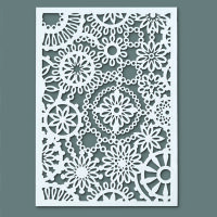 Stencil, Blüten  1-teilig