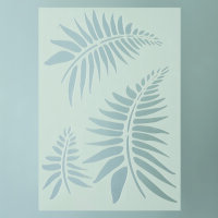 Stencil, Farn  3-teilig