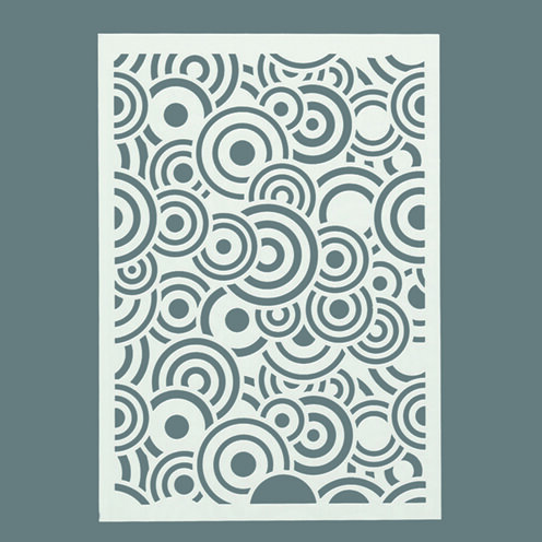 Stencil, Kreise  1-teilig