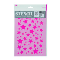 Stencil, Sterne Fläche  1-teilig