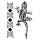 Stencil, Salamander  2-teilig