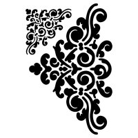 Stencil, Ornament  2-teilig