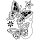 Stencil, Schmetterlinge  4-teilig