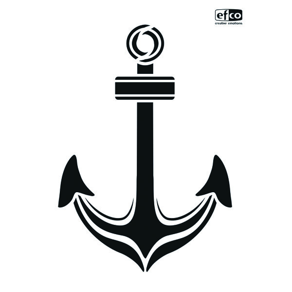 Stencil, Großer Anker  1-teilig