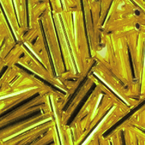Stiftperlen Silbereinzug  gelb, 13 g ø 2 x 11 mm