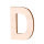 Streuer Holz, Buchstabe D, roh 5 St.