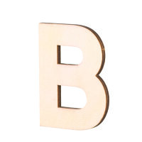 Streuer Holz, Buchstabe B, roh 5 St.