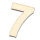 Streuer Holz, Zahl 7, roh 10 St.