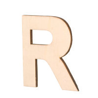 Holz-Streuer Buchstaben und Zeichen, 80 × 5 mm