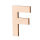 Streuer Holz, Buchstabe F, roh 5 St.