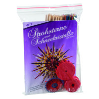 Strohsterne-Bastelset, Nr. 6 - Buch deutsch  6 - teilig