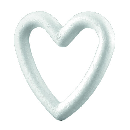 Styroporform, Herz-Rahmen 200 mm 5 St