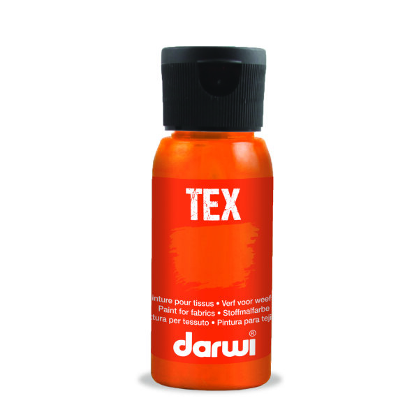 TEX, Stoffmalfarbe, orange, 50 ml