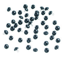 Tieraugen, mit Öse, Glas, schwarz, ø 12 mm 50...
