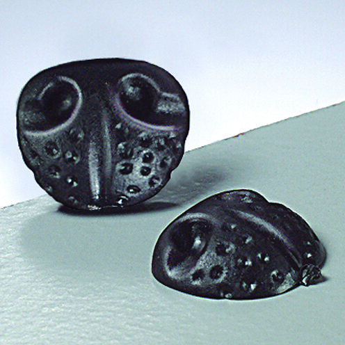 Tiernasen, zum Kleben, schwarz, 20 mm 4 Stk.
