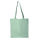 Tragetasche Baumwolle, lange Henkel, grau, 270 g/m²