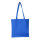 Tragetasche Baumwolle, lange Henkel, jeansblau, 270 g/m²