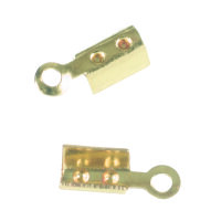 Verbinder für Lederriemen  goldfarbig 50 St.