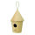 Vogelhaus, rund, roh H 20,5 x ø 13 cm