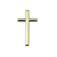 Wachsdekor, Kreuz, gold glänzend, 1 Stk.