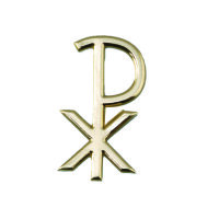 Wachsdekor, Pax, gold glänzend, 1 Stk.