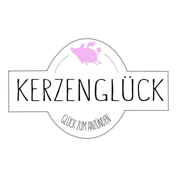 Wachsdekor, KERZENGLÜCK, bunt, 1 Stk.