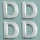 Wachsdekor Buchstabe, D, silber glänzend, 10 Stk.