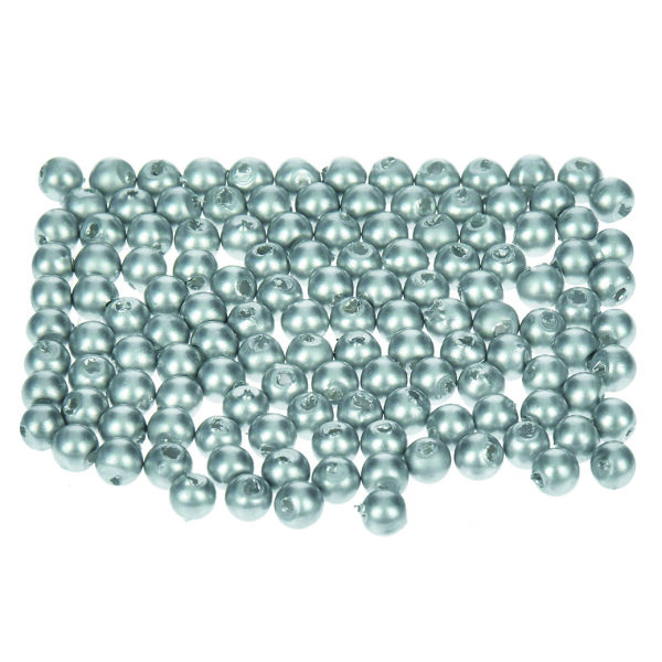 Wachsperlen  silber matt, 125 Stk.