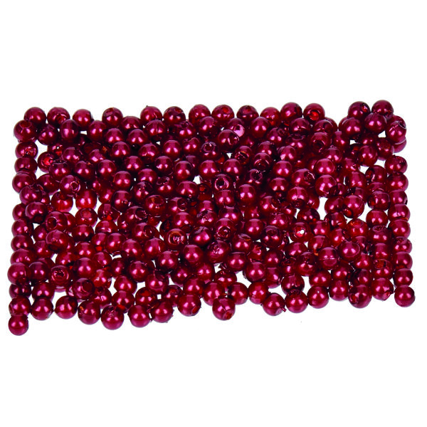Wachsperlen  rot, 300 Stk.