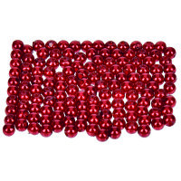 Wachsperlen  rot, 125 Stk.