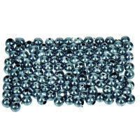 Wachsperlen  anthrazit, 125 Stk.