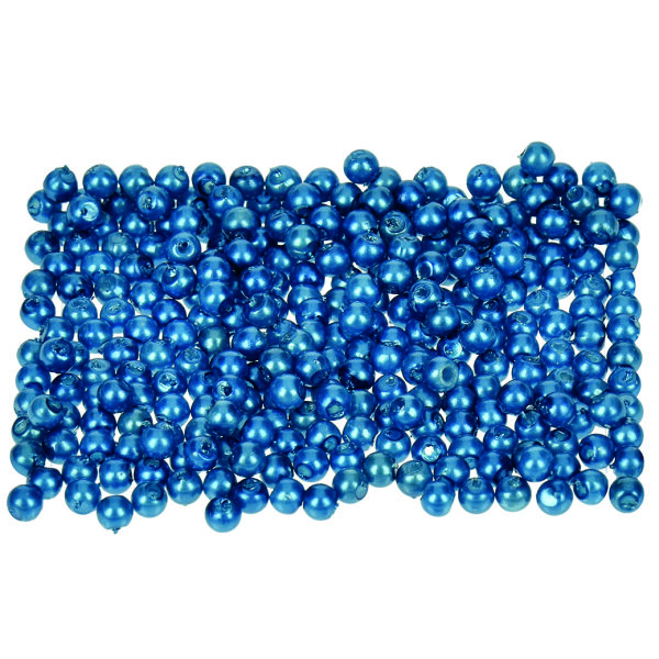 Wachsperlen  blau, 300 Stk.