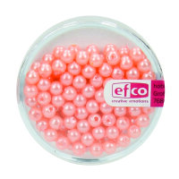 Wachsperlen  lachs, 125 Stk.