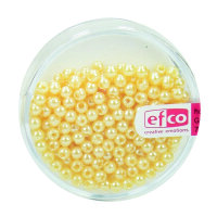Wachsperlen  gelb, 300 Stk. ø 3 mm