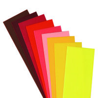 Wachsplatten  Rot-Braun-Mischung, 10 Stk.