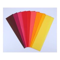 Wachsplatten  Rot-Braun-Mischung, 10 Stk.