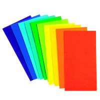 Wachsplatten  regenbogen, 10 Stk.