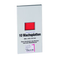 Wachsplatten  regenbogen, 10 Stk.