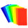 Wachsplatten  regenbogen, 10 Stk.