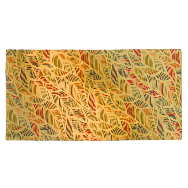 Wachsplatten, Federn, gold, 1 Stk.