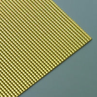 Wachsstreifen, Perle, gold glänzend, 7 Stk 200 x 2 mm