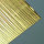 Wachsstreifen, flach, gold glänzend, 30 Stk 200 x 1 mm