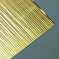Wachsstreifen, flach, gold glänzend, 29 Stk 200 x 2 mm