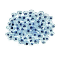 Wackelaugen, rund  100 Stk. ø 4 mm